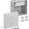 Skrzynka przyłączeniowa Spelsberg Abox Pro SLK-6², IP66, IP67, IP69, (D x S x W) 152 x 152 x 85 mm, szary, 1 szt.