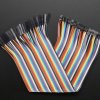 Opencircuit Female-Female 2.54 to 2.0mm ribbon cable - 20cm - 40 pieces