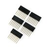 Gniazdo żeńskie przedłużone 1x8 raster 2,54mm dla Arduino - 5szt.