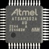 ATSAM3S2AA-AU Microcontroller, Cortex M3, 64MHz, 128KB Flash,32KB RAM,LQFP-48