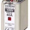 Siemens 3NA78246 Bezpiecznik użytkowy Rozmiar bezpiecznika = 0 80 A 690 V 3 szt.