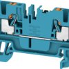 Through terminal block, push-in connection, 2.5 mm², 24 A, 8 kV, blue, 2674700000