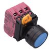 YW1B-M1E03S Blue 22mm Momentary Push Button Switch 3NC IP65 IDEC