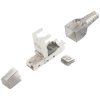 BKL 10121201 RJ45 Plug tool-free STP cat 6A 8P8C silver for AWG 26-23/24