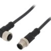 M12a08ml12afrsb001 Kabel Do Czujników/Automatyki 8Pin M12-M12 1M Wtyk Wtyk
