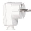 Wtyczka kątowa 10/16A 2P+Z IP20 Uni-Schuko biała 9002214