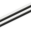 Pin header, 30 pole, pitch 2.54 mm, straight, black, SL512130Z