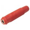 KUN30 gniazdo bananowe czerwone 4mm na przewód 60V / 16A