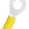 Zacisk oczkowy E245391 Ø 8.4 mm Izolowane średnica wew 8.4 mm Żółty RS PRO 12 AWG 10 AWG
