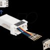 67078 Adapter D-Sub 9 Pin jack > RJ12 jack Mounting kit, white