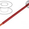 Przewód Silivolt-HV 1x2,5mm2 linka OFC silikon czerwony 61.7634-22