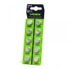 Bateria Alkaliczna Guzikowa Płaska 113mAh AG12/LR43 Blister Videx 10 szt.