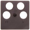 K.1 Płytka Centralna Do Gniazda Antenowego 4-Wyjściowego Antracyt B.1/B.3/B.7...