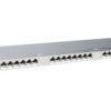 Patch Panel Solarix 24xRJ45 CAT6 STP z wspornikiem nierdzewka 0,5U SX24HD-6-STP-SL