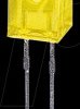 L-1553YDT Flat LED, 5x5 mm, wired, yellow, 8 mcd, 110°
