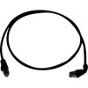 Telegartner 100008489 RJ45 Patch Cable CAT 6A S/FTP 3m Black LSZH 90 Deg Boot