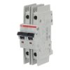 Wyłącznik miniaturowy, Typ C, 2-biegunowy, 20 A, 440 V ac, 96 V dc, ABB, SU200 M 15 kA