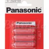 4 x bateria cynkowo-węglowa Panasonic R6 AA (blister)