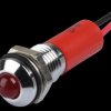 Q8P3CXXR12E Indicator LED, 12 V DC, 8 mm, wired, red/BrC