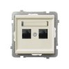 SONATA Gniazdo komputerowe podwójne kat.5e (Krone) ecru GPK-2R/K/m/27 OSPEL