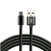 Kabel Przewód Pleciony Usb - Usb-C / Typ-C Everactive Cbb-0.3Cb 30Cm Z...