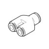 FESTO 578413 Y Connector NPQH 20 bar push-pull design 3.5mm width