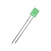 2x5x7 mm Rectangular LED - Green - 10 pcs