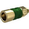 Quick-release coupling, L 47 mm, 35 bar, brass, for Pneumatic, 136979