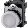 Lampka sygnalizacyjna kompletna 22mm biała LED 24V AC-DC tworzywo przył sprężynowe SIRIUS ACT 3SU1102-6AA60-3AA0