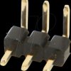 946-12-003-00 Pin header RM 2.54mm, angled, 1-row, 3-pin