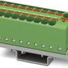 Distribution block, push-in connection, 0.2-6.0 mm², 19 pole, 32 A, 6 kV, green, 3273644