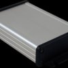 Aluminum enclosure, (L x W x H) 120 x 84 x 28 mm, natural, IP65, 1457J1202