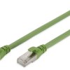 Kabel krosowy CAT 6A S-FTP, Cu, PUR, AWG 26/7, długość 3,00 m, kolor zielony