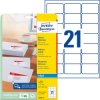 J8160-25 Address label, letter labels, 63.5 x 38.1 mm, 480 pieces, white