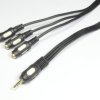 Kabel JACK 3.5 - 3GN. 3.5 ŁEZKA 0.5m