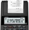 Casio HR 8 RCE black Kalkulator stacjonarny drukujący czarny Wyświetlacz: 12 bateryjne, z sieci elektrycznej (opcjonalni