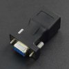 DB9 Female to RJ45 Female Adapter