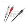 Kabel Jack AUX 3,5mm - 2xRCA cinch 2,5m standard