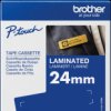 TZEPR851 Laminated labelling tape, black on premium gold, 24 mm