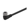 Przewód przyłączeniowy M12 PIN: 4 kątowe 3m wtyk CL żeńskie