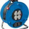 Cable reel, 4-way, 25 m, 13 A, blue, 1 21805 0