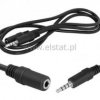Kabel Wtyk - Gniazdo Jack 3.5, 4pola, 1m.