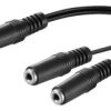 Kabel Adaptera Audio Typu Y 3,5 Mm, 1 X Wtyk 2 X Gniazdo Mono - Długość Kabla...