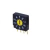 Przełącznik obrotowy, 100 mA, 5V dc, 16-położeniowy, Nidec Components SC-1000