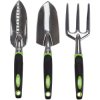 Draper 08992 Ergonomic Soft Grip Aluminium Fork and Trowel Set (3 Piece)