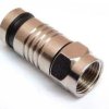 Wtyk F kompresowany na przewód koncentryczny RG6