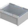 Obudowa Poliwęglan V0 szerokość zew. 364 mm długość zew. 284 mm wys. zew. 160 mm Bopla IP66, IP68 Jasnoszary