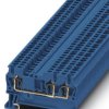 Through terminal block, spring balancer connection, 0.08-1.5 mm², 3 pole, 17.5 A, 6 kV, blue, 3031131