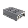 KKSB Raspberry Pi 4 Case - Black/Silver [Discontinued]