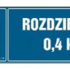 ZNAK - HI006 Rozdzielnia 0.4 kV 45 x 15 cm FN - Folia samoprzylepna